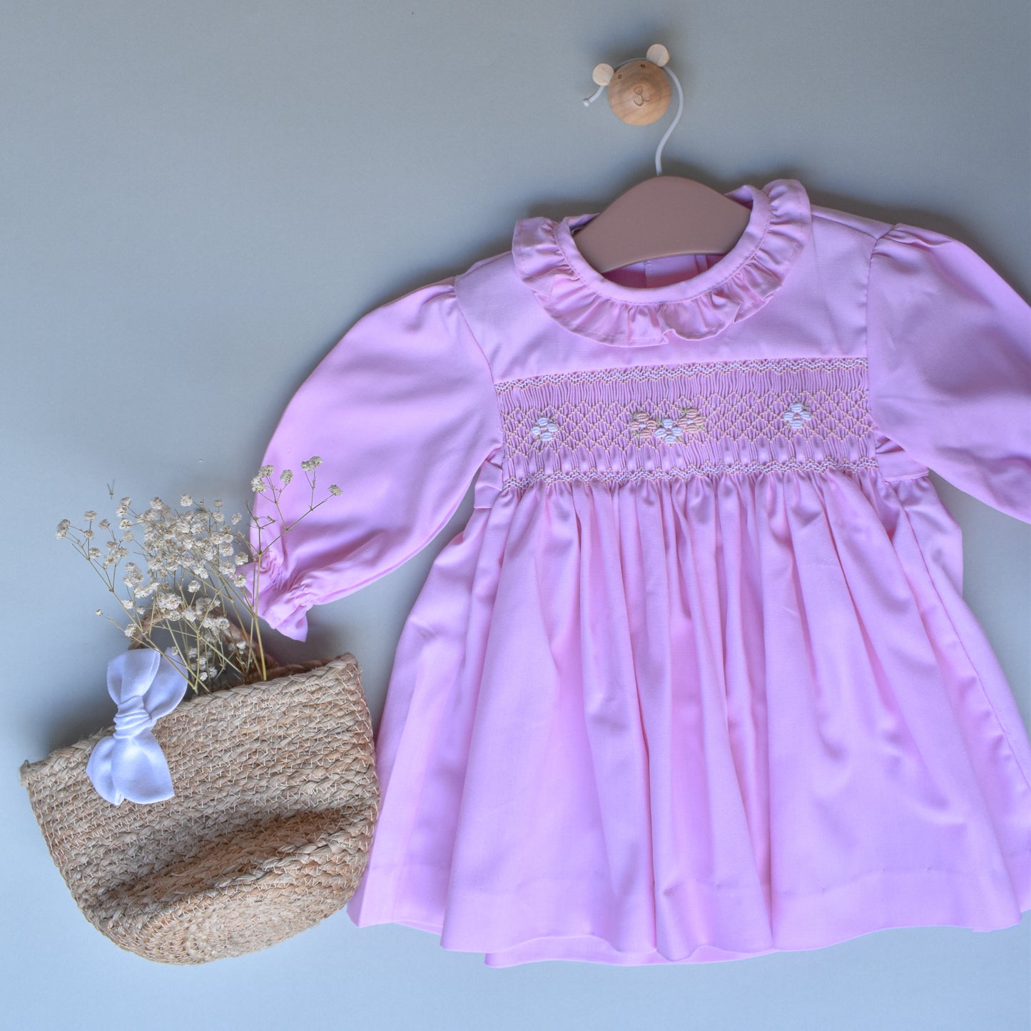 Vestidos smock clásicos talla 9 meses